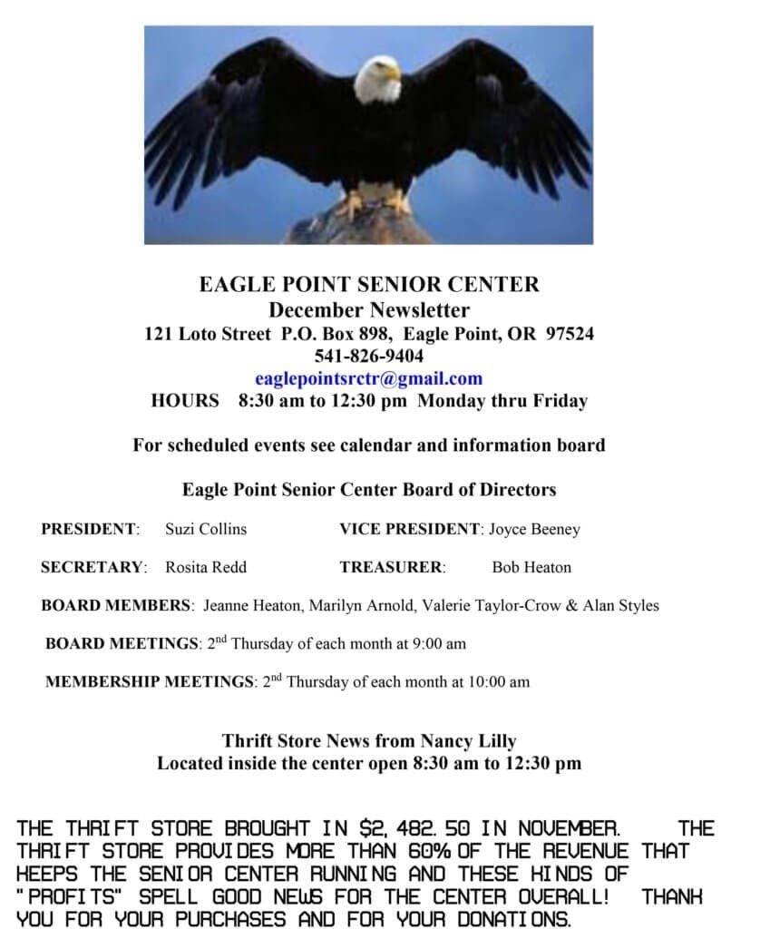 EAGLE POINT SENIOR CENTER
