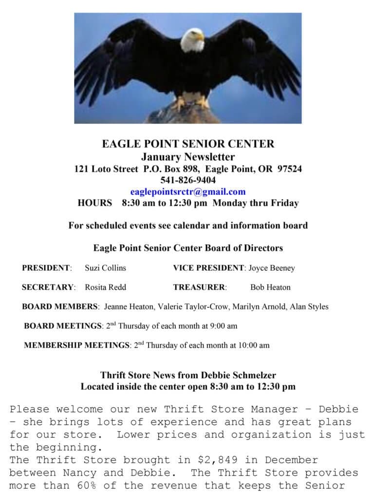 EAGLE POINT SENIOR CENTER